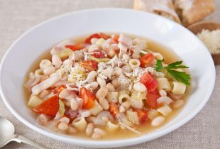 a bowl of Pasta Fagiole