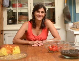 ana riehlman in her home kitchen
