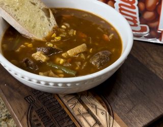 Vegetable Beef Soup with Lima Beans